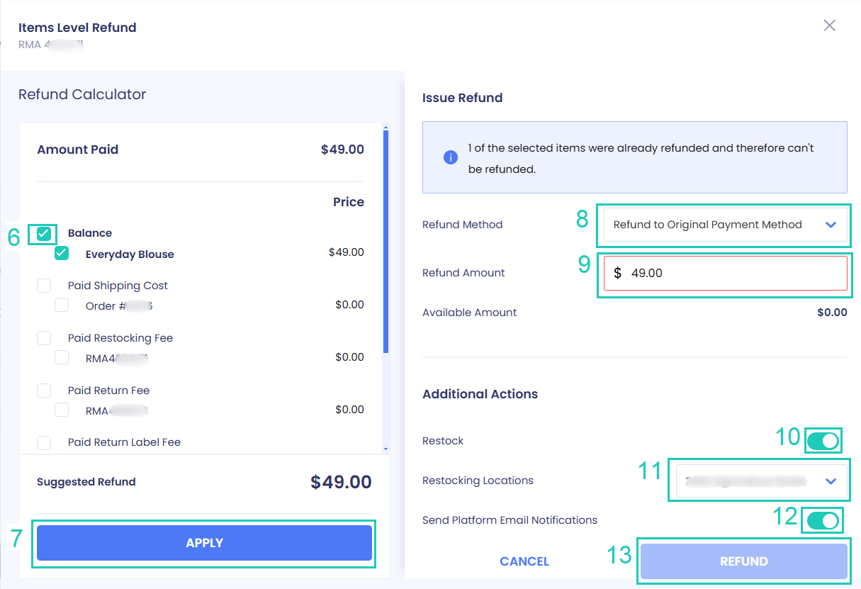 Refund Calculator